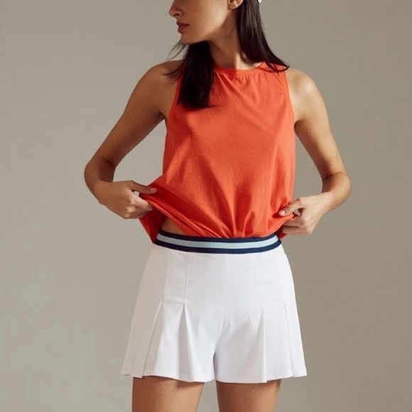 ANTHROPOLOGIE Twist Halter Tank Orange  Womans Pima cotton Size XSmall - Picture 4 of 10